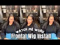 Frontal Wig Install | NYC Hairstylist  #nychairstylist #queenshairstylist #hairbusiness