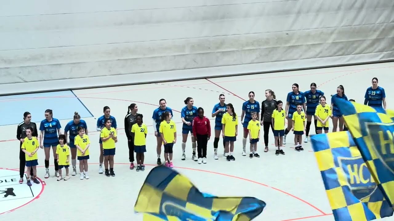 17.03.24 🤾🏼‍♀️wA JBLH DM-Viertelfinalhinspiel Vorstellung der Mannschaften