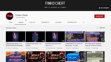 ※Scammer※ RANDOM DICE HACK v7.2.1 UPDATE PRIVATE PROGRAM Finiko Cheat ※Scammer※