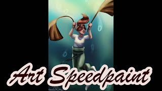 Dance in the Water | Art Speedpaint