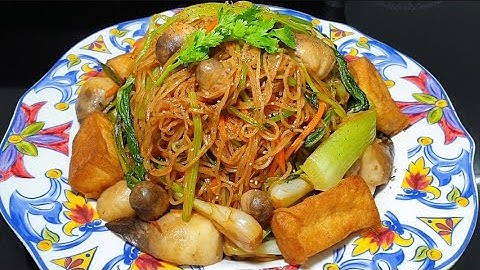 Hủ tiếu xào ngon ngày tết, tơi rời, không nhão, không dính chùm, bí quyết thành công !