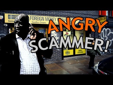 SCAMMER FURIOUS WHEN ANOTHER STEALS HIS MONEY!  "I don't know heem!"