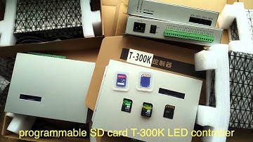 programmable SD card T-300K SPI LED controller - kutop.com
