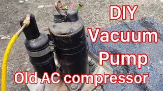 Cara Membuat Pompa Vakum dari Kompresor AC Bekas