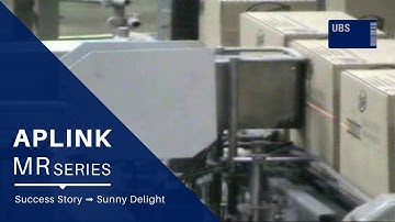 UBS APLINK MRX Series ➟  SUNNY DELIGHT | Direct printing on corrugated cardboard box