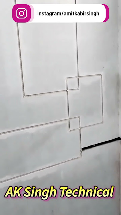 Profile Light 🔥 How To install in wall decoration 😍 Unique concept Biggest 🤔 Experiment perfect work