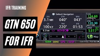 GPS for IFR | Garmin GTN 650 IFR Tutorial | Full IFR Flight