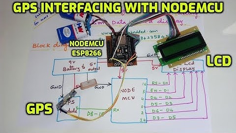 GPS Interfacing with NodeMCU Getting Location Data on LCD
