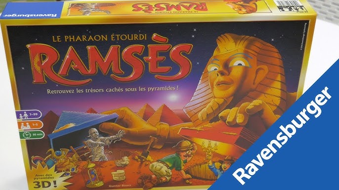 1997 Ramses II 2 RAVENSBURGER BOARD GAMES INCOMPLETE FR