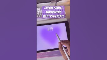 easy wallpaper to try using procreate 💜 #art #digitalart #apple #aesthetic #procreate