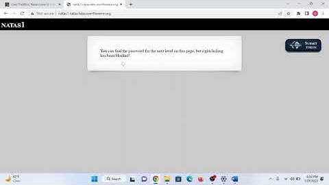 OverTheWire Natas Walkthrough | Level0 and Level1