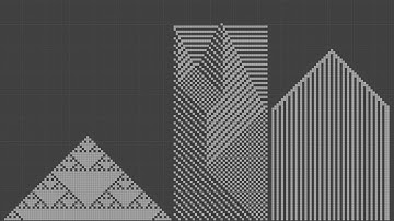 Geometry nodes - Elementary Cellular Automata