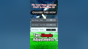 How To INSTANTLY Fix Your Pass Defense In Madden 26 With 2 Simple Adjustments! ✅ (EASY)