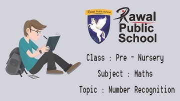 Class- Pre Nursery, Subject - Maths, Topic - Number Recognition, Rawal Public School