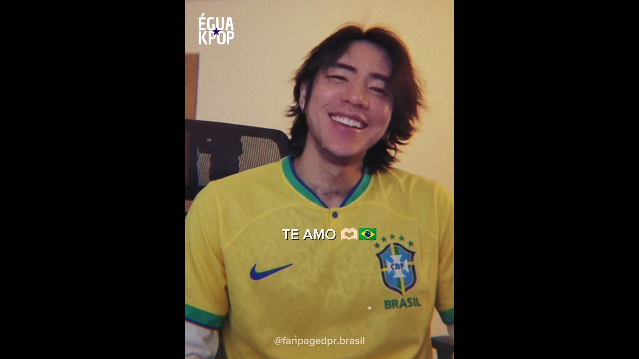 Ian teve uma curta interação com o Brasil, mas cheia de gentileza ❤️🇧🇷 