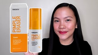 QUICKFX PIMPLE ERASER TONER | 2% Salicylic Acid + Vitamin C + 1% Niacinamide + .5 Glycolic Acid