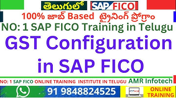 OUT PUT GST - GST Configuration in SAP FICO - Best SAP FICO Online Training Institute