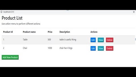 Part 1 - Angular 8 (5 or above) +  Java Springboot + hibernate JPA + h2/mysql database CRUD demo