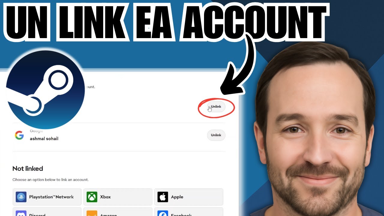 How To Unlink EA Account On Steam - Full 2026 Guide! - YouTube