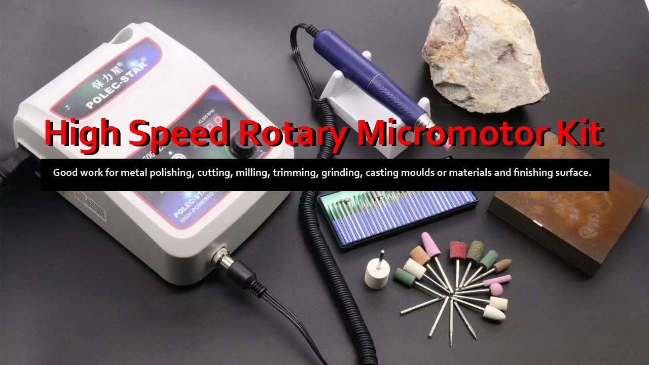 Mold Polishing Machine High Speed Rotary Micromotor Kit 50,000rpm