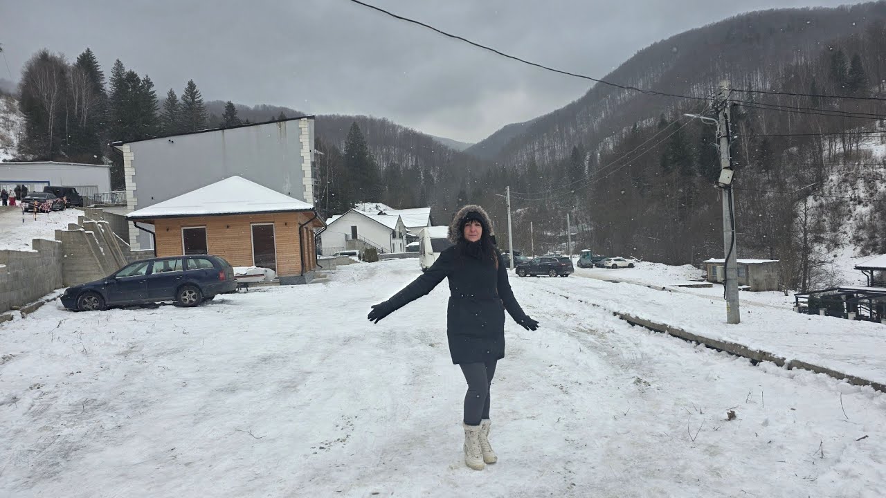 Мы отправились в заснеженную Стражу и прибыли к термальным источникам в Венгрию.