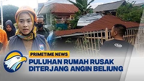 Puluhan Rumah Rusak Diterjang Angin Beliung di Cimahi - [Primetime News]