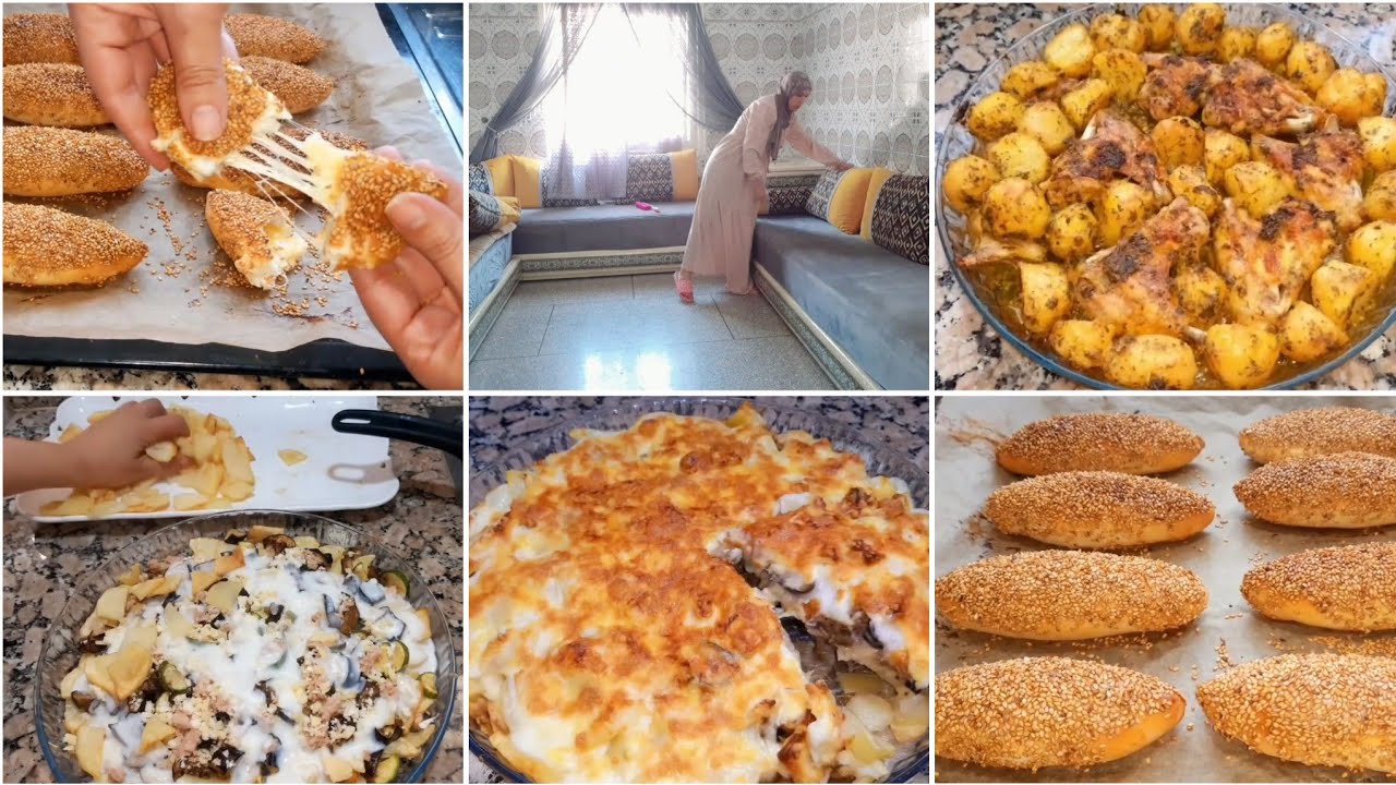 المعيشة غلات هنيتك من تخمام فالغدا والعشاء🤓جبت لك 4 اقترحات ساهلين اقتصاديين ديال دراوش