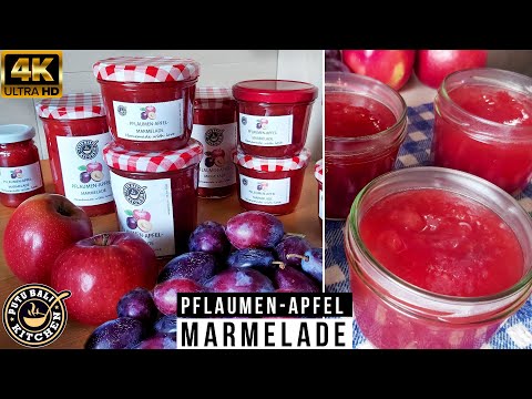 Video: Wie Man Hausgemachte Pflaumen-Apfel-Marmelade Macht