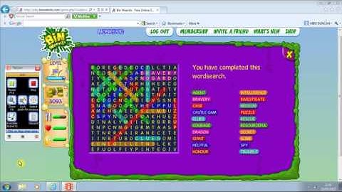 binweevils - wordsearch secret weevil service 2012