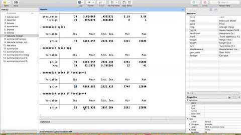 STATA COMMAND: SUMMARIZE & TABULATE (PART 2)