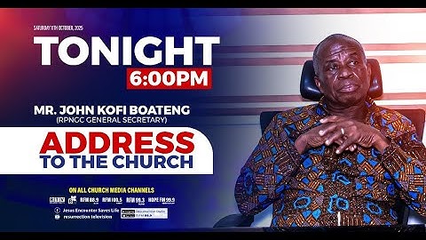 RESURRECTION POWER NEW GENERATION CHURCH SECRETARY ADDRESS THE CHURCH