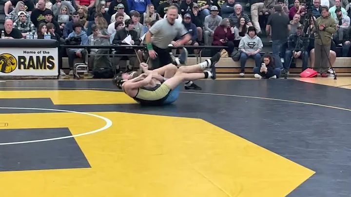 CBA freshman Bobby Duffy wins by fall at 113 pound...