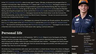[wikipedia] Max Verstappen [Text-to-Speech]