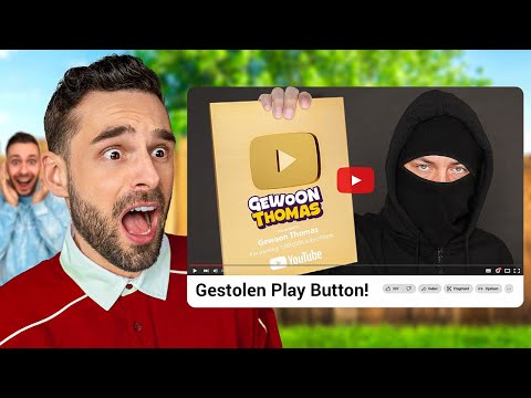 Thomas zijn Gouden Play Button is GESTOLEN! (Prank)