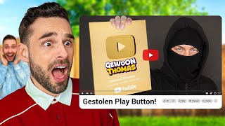 Thomas zijn Gouden Play Button is GESTOLEN! (Prank)