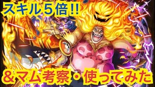 ゼウス プロメテウス ビッグマム スキル5倍でスキルマ目指す ダブルマム考察 使ってみた Youtube