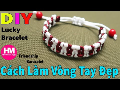 Video DIY Cách đan vòng tay bằng dây đơn giản siêu đẹp -vòng... - youtube