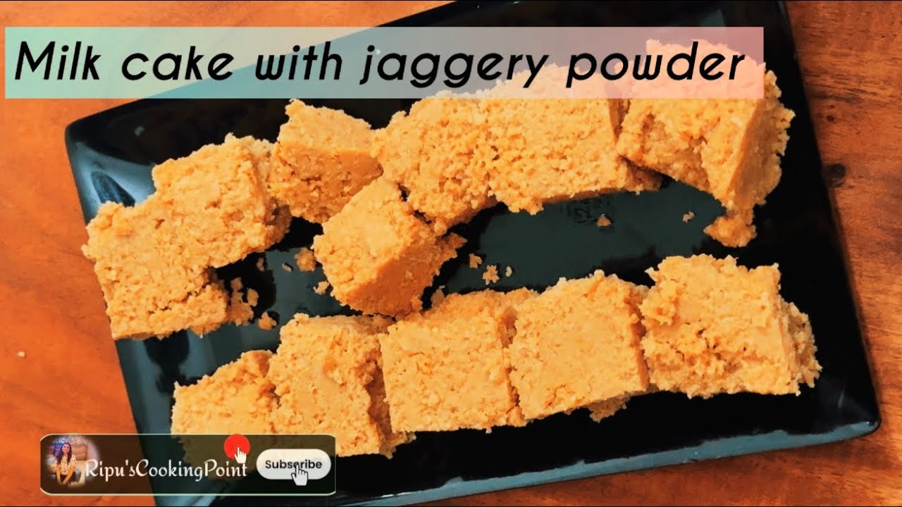 Jaggery milk cake Recipe/soft &Delicious !🎊#ripuscookingpoint #recipe #viralvideo #youtubevideo 