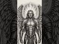 Archangel Michael pencil drawing 1080p 202606240143