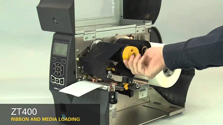 Zebra ZT410 Media and Ribbon Loading