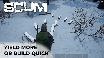 SCUM Get more resources using the right tools (SCUM Game Tips) #SCUM