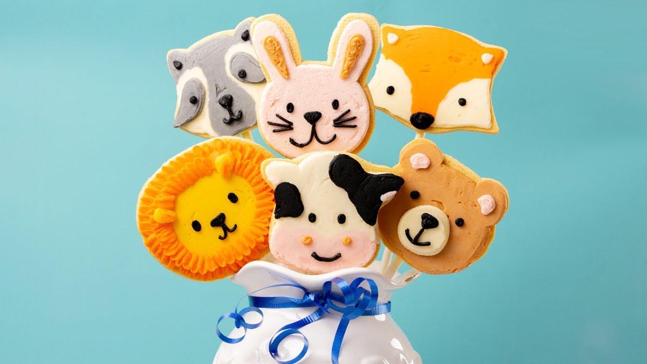 Animal Cookie Pops YouTube