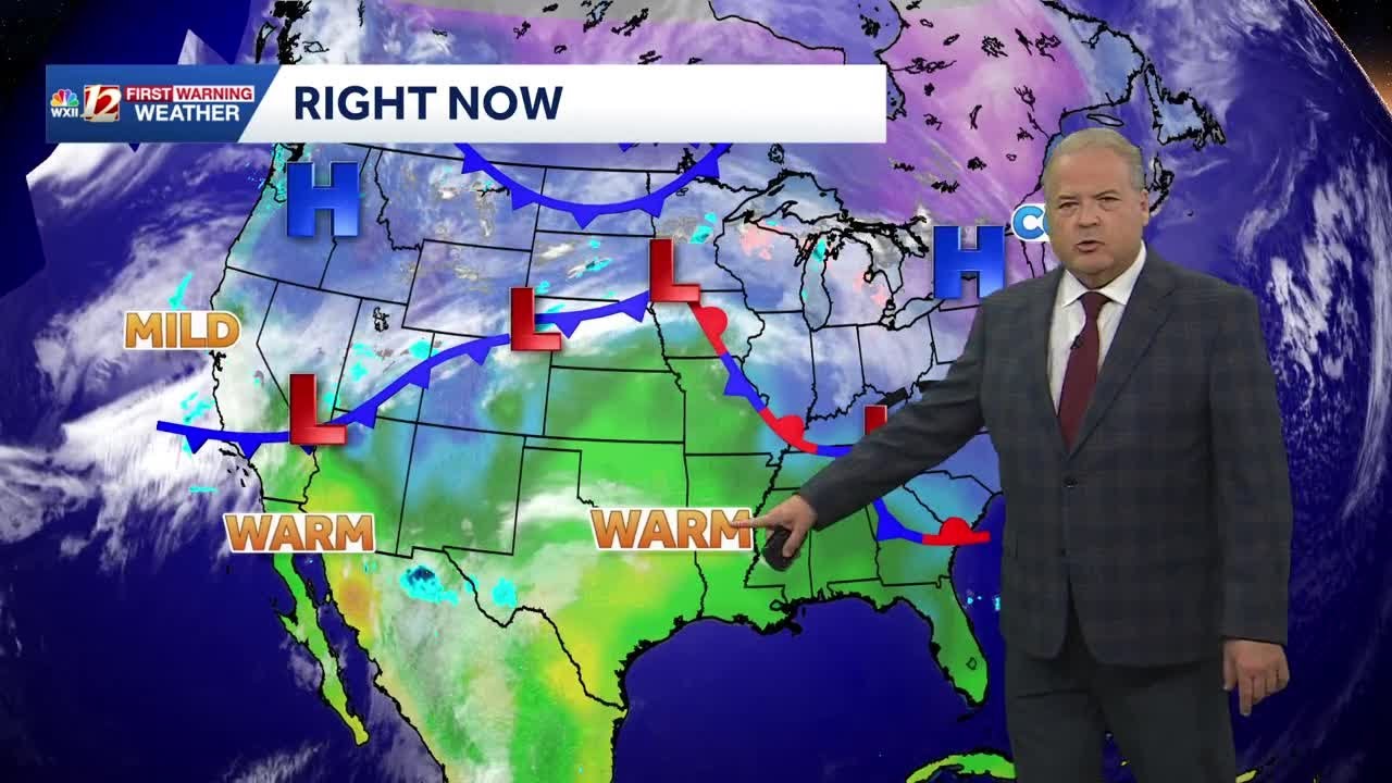 A Few Warmer Days this week. Rain chances this weekend - YouTube