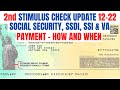 Second Stimulus Check Update| SS, SSDI, SSI *PAYMENT DATE*