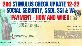 Second Stimulus Check Update| SS, SSDI, SSI *PAYMENT DATE*