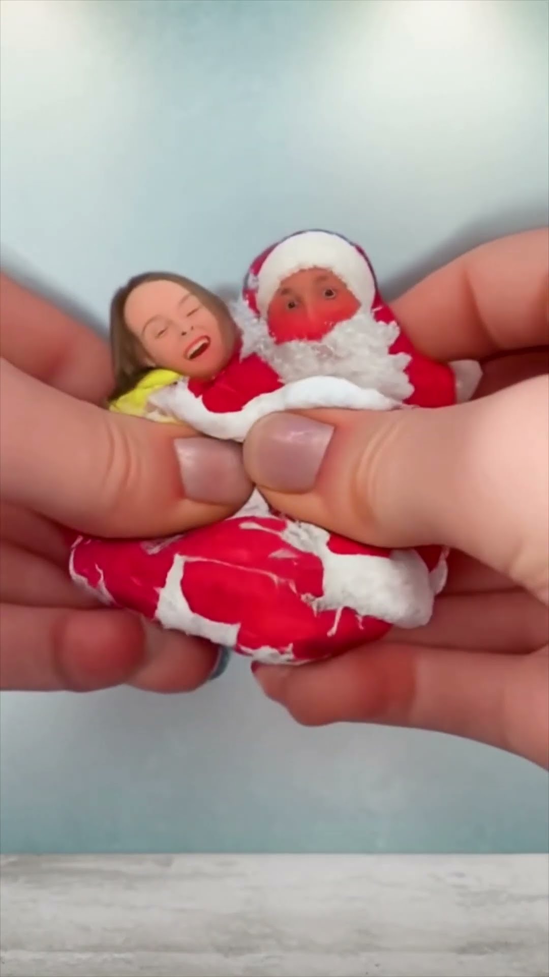 Santa Squishy toy (P2590) #handmade #fry #squishy #fufusquishy