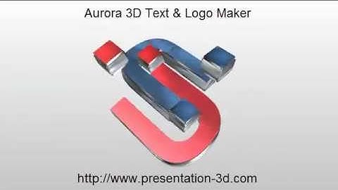 3D Text Generator and Logo Animation Maker for Website or Movie - Aurora3D Software