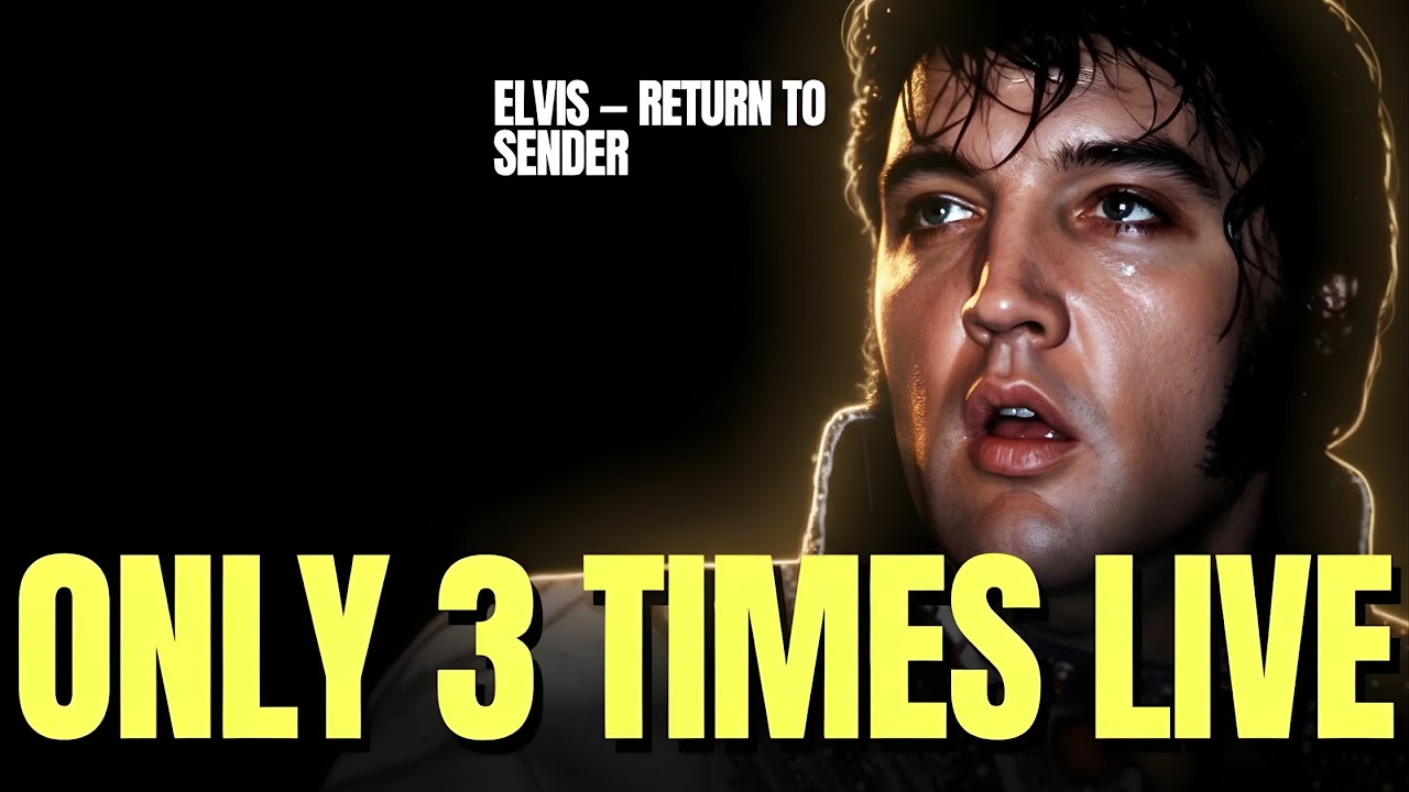 Elvis Return to Sender Live | Редкие выступления последних лет