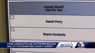 Four candidates are on the republican ballot for Crawford County Sheriff