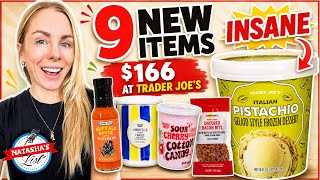 I Spent $166 on 9 NEW Trader Joe's Items… The Pistachio Gelato Is INSANE